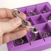 Набір металевих головоломок Metall Puzzles violet Eureka 3D Puzzle 473359