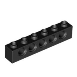 (lego 3894) Lego кубик 1 x 6 з отворами під піни