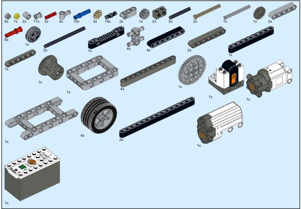 Модель Lego Гоночний автомобіль з дистанційним управлінням деталі