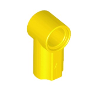 (lego 32013) Кутовий конектор LEGO #1 під пін та вісь-Yellow