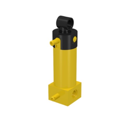 (lego 2793c01) Пневматика для lego Пневмоциліндр з 2-ма вводами середній (48 мм)