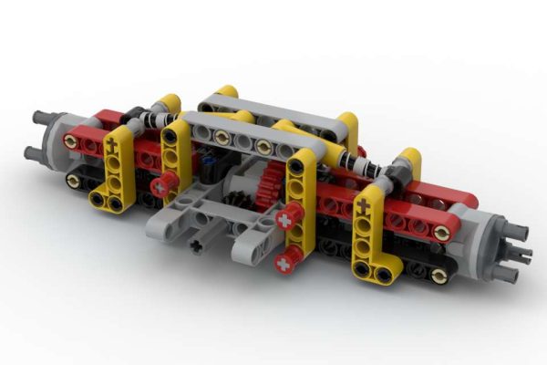 Ведучий міст Lego Technic з підвіскою, для великих моделей.