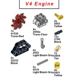 V2-V12 Поршневі двигуни ЛЕГО ТЕХНІК