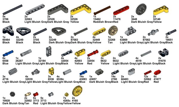 (MOC 012) Автоматична турель (185 деталі)-parts2