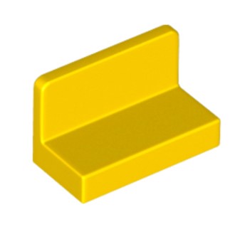 (lego 4865) Панелька LEGO 1 x 2 x 1-Yellow