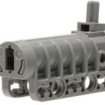 (lego 57029c01) Пушка ЛЕГО. Плоский низ-DG