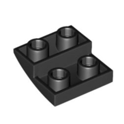 (lego 32803) Вигнута деталь лего 2 x 2 x 2/3 (скос інверсний)