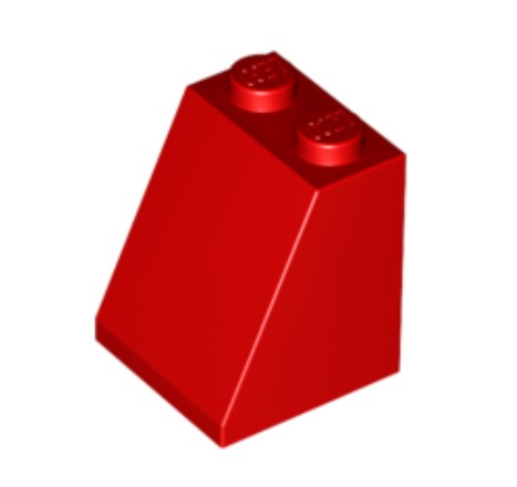 LEGO 3678b – Цеглинка зі скосом 65° 2×2×2 з нижньою трубкою-R