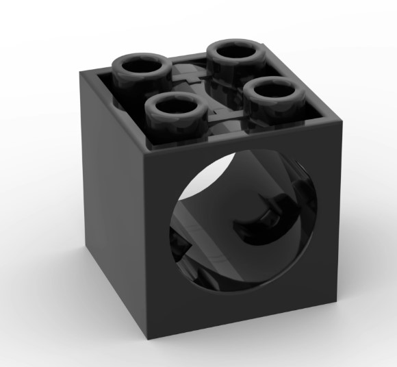 LEGO 73764 – Модифікована цеглинка з отвором для черв’ячного гвинта 6L