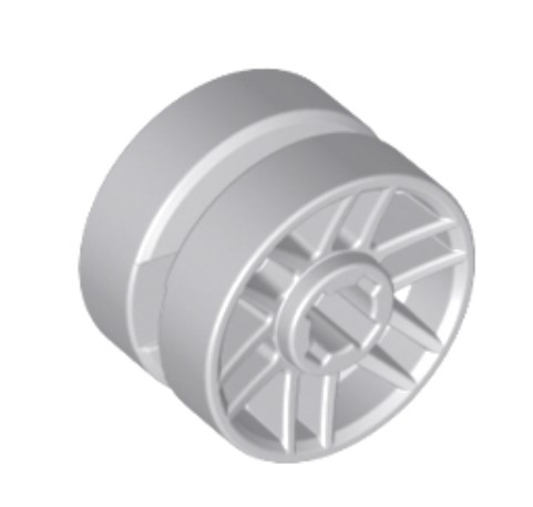 LEGO 11208 – Колесо 14 мм × 9,9 мм з 6-ма подвійними спицями-LG