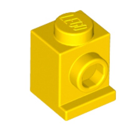 LEGO 4070 – Модифікований кубик 1×1 із фронтальним студом та зміщеним кріпленням-Y