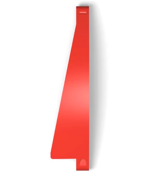 LEGO 4527 – Вигнута панель #52, 3 × 13 звужена ліворуч-R