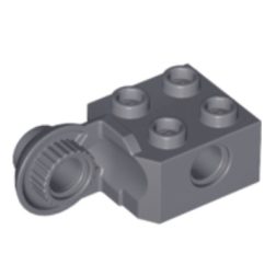 LEGO 48171 — Цеглинка технічна 2 × 2 з отвором під пін та вертикальним сферичним півшарніром