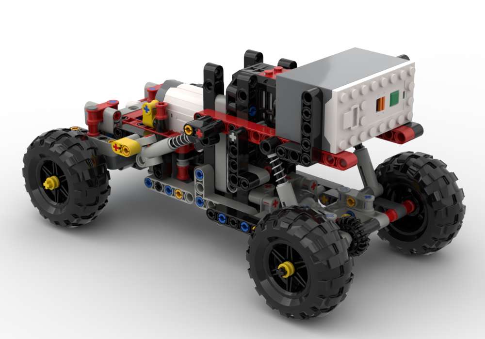 (MOC 020) LEGO Technic Баггі 4 × 4 (242 деталей) 3 MOC020_Buggy_4x4_2