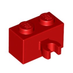 LEGO 30237b – Модифікована цеглинка 1 × 2 з відкритим O-кліпом, вертикальний захват