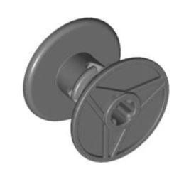 LEGO 32012 – Барабан-котушка 3 × 2 × 3 з отвором під вісь