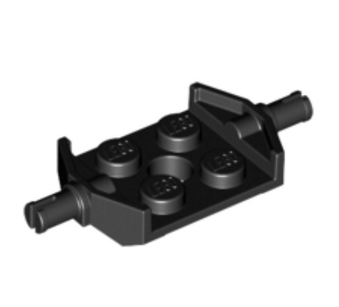 LEGO 6157 — Модифікований блок 2 × 2 з широким тримачем для коліс-B