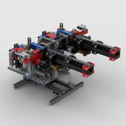 (MOC 023) LEGO Подвійна турель (lego technic turret) – 510 деталей