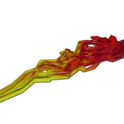 LEGO 11302 –  Flame / Lightning Bolt with Axle Hole