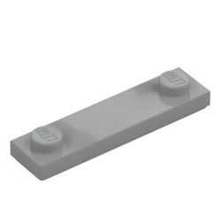 LEGO 41740 — Пластина 1×4 з двома шипами (Plate Modified 1×4 with 2 Studs with Groove)