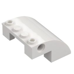 LEGO 61487 – Slope Curved 4x4x2 with Studs and Pin Holes (Арка з отворами під піни)