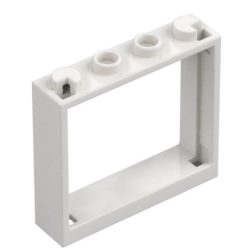 LEGO 60594 – Віконна рама 1 × 4 × 3 для віконниць без кріплень (Window Frame 1 × 4 × 3)