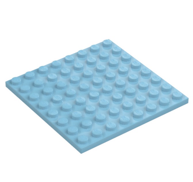 (lego 41539) Лего пластина 8 x 8-MAZ